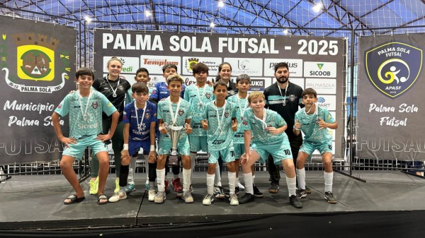 Squad Futsal Sub-13 conquista título da 3ª Copa Palma Sola – Série Prata