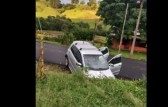 Homem invade chiqueiro, ataca porcos e cai com carro em buraco durante fuga em SC