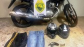 Após roubo em uma mercearia, Polícia Militar prende um dos suspeitos e apreende revólver e motocicleta usados no crime