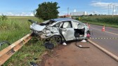 Adolescente morre e pais ficam feridos em acidente na BR-369, em Corbélia
