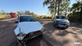 Mulher fica gravemente ferida em colisão na BR-163