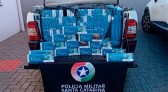 Polícia apreende 20 mil maços de cigarros contrabandeados em SC