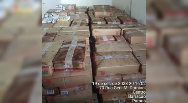 Mais de 04 toneladas de coração de frango congelado é apreendido pela Polícia