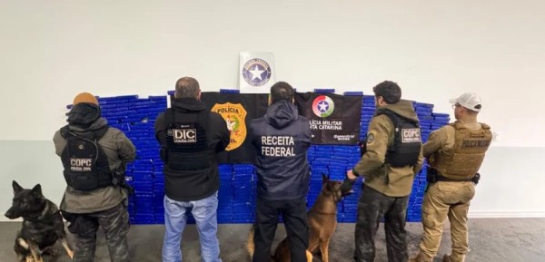 Mais de 400 Kg de maconha são apreendidos durante operação conjunta