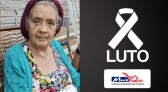 Comunicamos o falecimento de  Rosa Veloso aos 78 anos