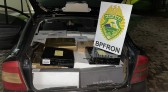 BPFron apreende veículo carregado com mais de 300 garrafas de vinho argentino