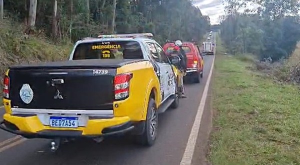 Acidente de trânsito é registrado na PR 180