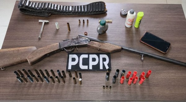 Homem é preso por posse de arma de fogo irregular