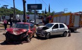 Colisão entre veículos deixa duas mulheres feridas no Oeste de SC