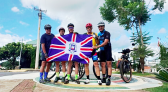 Grupo de amigos percorre 800 km de Oeste ao litoral de SC sobre duas rodas