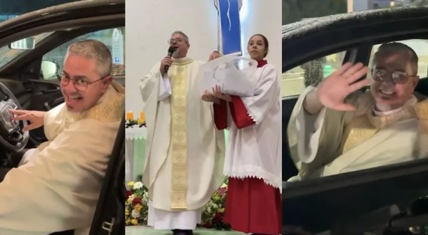 Padre organiza rifa, participa do sorteio e leva o carro ao sortear bilhete em branco em SC