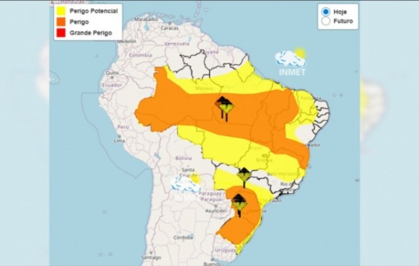 Tempestade à vista: semana começa com 17 estados em alerta de chuvas e ventos de até 100 km/h