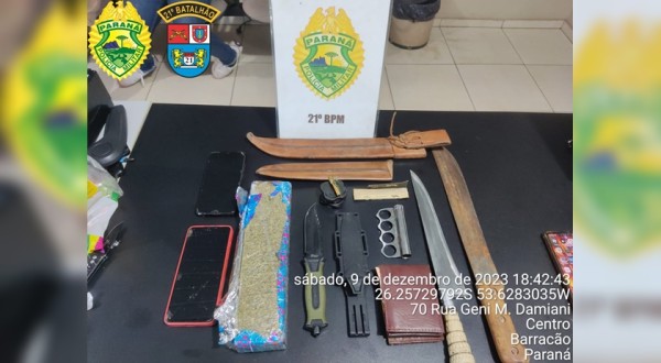 Duas pessoas são detidas por tráfico de drogas do Bairro Alvorada