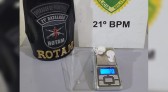 Dois homens são presos pela ROTAM com cocaína