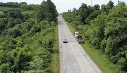 DNIT interdita faixa na BR-163 em Guaraciaba para obras; Previsão de término é 14 de novembro