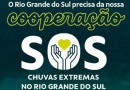Sicoob promove Campanha de Doações Emergenciais SOS Rio Grande do Sul