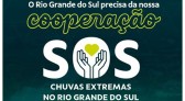 Sicoob promove Campanha de Doações Emergenciais SOS Rio Grande do Sul