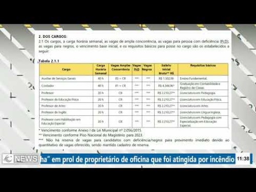 Administração lança edital para Processo Seletivo Simplificado