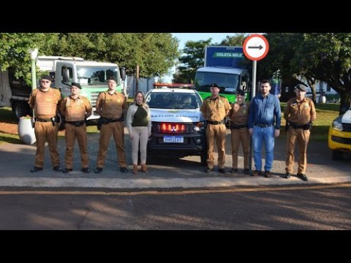 Santo Antonio do Sudoeste - 3ª Cia da PMPR recebe nova viatura do Governo do Estado