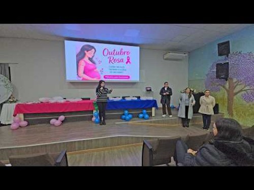 Encontro com gestantes em Dionísio Cerqueira aborda saúde mental e acolhimento materno